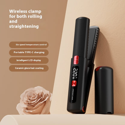 2-in-1 hair curler and straightener